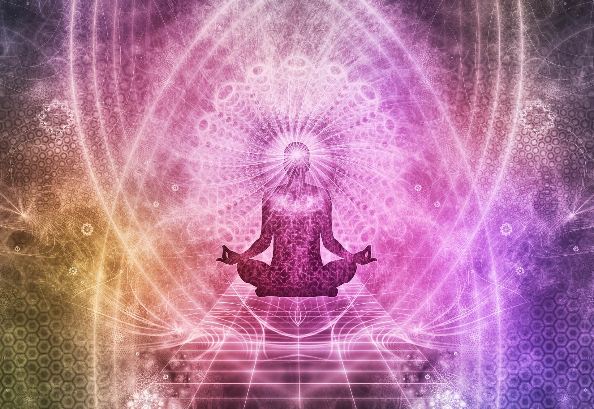 Meditation im Yoga-Studio